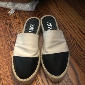 Zara Espadrille Flats / Mules